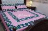 New arrival embroidered 3 pc path work bedsheets