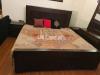 Wooden  double bed set new condition