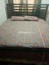 Material bed with maters. Four years use