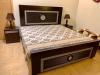 Double bed with dressing side tables home used