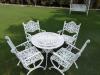 Outdoor and Garden Chairs with Table