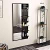 Bedroom Dresser/Wall Mount Dressing Table with Mirror