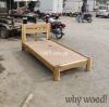 Low profile single bed