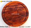 Handicraft Wooden Dry Fruit 4 portion  Foldable Fancy Basket 12 Inches