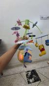 kids winnie the pooh mobile cot with lights and music