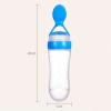 Baby Silicone Feeding With Spoon Feeder Food Rice Cereal Bottle