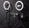 26cm Selfie Ring Light +7.5ft Tripod Stand for tiktok youtube videos