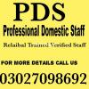 We serve all types of domestic staff all over Pakistan.