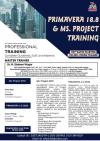 PROJECT MANAGEMENT BY USING PRIMAVERA 6 (18.8) and MS Project TRAININ