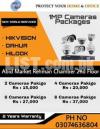 Security cameras in 2 years warranty hikvision,dahua,pollo
