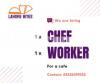 Hiring a Worker and a Chef for Cafe