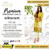 Alkaram 3 PC Premium Embroidered Lawn, aikdukaan