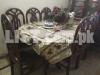 Wooden Dining Table Set, 08 Person Serving,