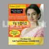 Tutors Required for Online and Home Tuition
