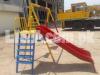 Kids slides with attached swings