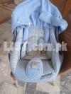 baby boy carry cot blue colour imported