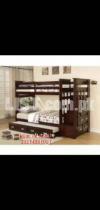 Solid Wooden Bunk Bed For 3 Kids Mf 08