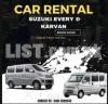 SUZUKI EVERY Rent A Car APPLIED FOR 24/7 Available  0301-4599345