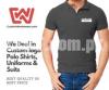 Custom Cotton Polo Shirts With Embroidered Logo, Uniform, Casual Wear