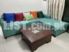 Turqouise L-Shaped sofa for sale