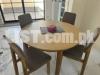Round Dinning Table with four chairs