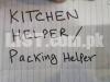 Kitchen Helper / Packing Helper