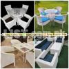Rattan Furniture white set Chairs /Sofa/Swing