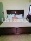 bed set with side tables + dressing table
