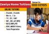 Zawiya Home tuition, Online Tuition, GMAT, IELTS, Spoken English