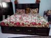 Bed set with 9 drawers