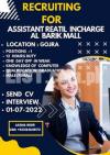 Assistant Retail Incharge