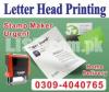 Paper Embossed Stamp Maker WAX Stamp Letterhead Letter Head Flex