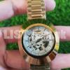 Beautiful design high Quality fashion Golden Automatic watch for men
