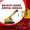 Baloch crane rental services