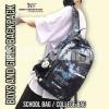 Pattern School Backpack School Bag Cute Bookbags Rucksack Laptop Book