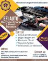 Diploma in Efi Auto Electrician Best Course in Murree Kotli Rawalpindi