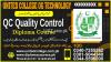 #1#BEST ADVANCED DIPLOMA ACADMY  IN QC QUALITY CONTROL IN PAKISTAN