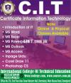 No:1CIT Certificate in information technology course in Rawalpindi PWD