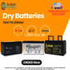 Dry Batteries Vision, Long & Leoch with 1year Warranty
