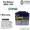 Dry Batteries Long 40ah