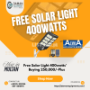 SOLAR STREET LIGHT 120 WATTS
