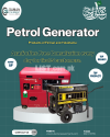 generator | type moveable | fuel petrol | top brand | Cap 6 kva