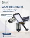 Solar Street Lights – All-in-One – 18 Months Warranty – Energy Savin